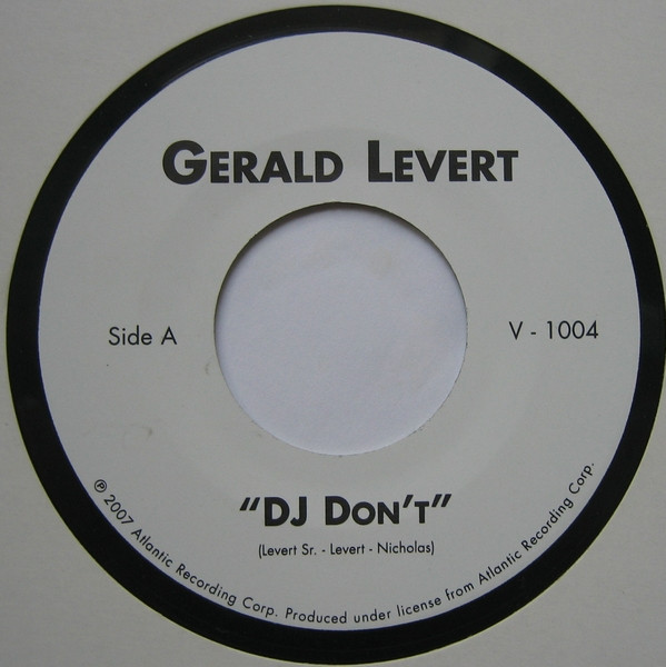 Gerald Levert – DJ Don't (2007, Vinyl) - Discogs