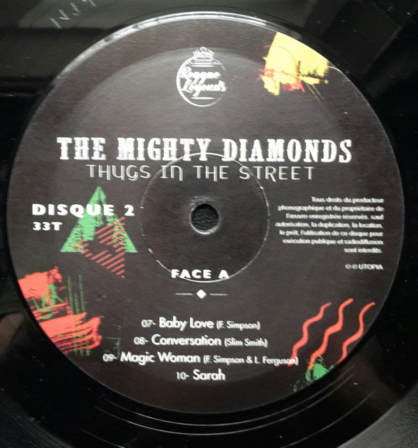 The Mighty Diamonds - Thugs In The Street | Diggers Factory (UTOPIA003) - 5