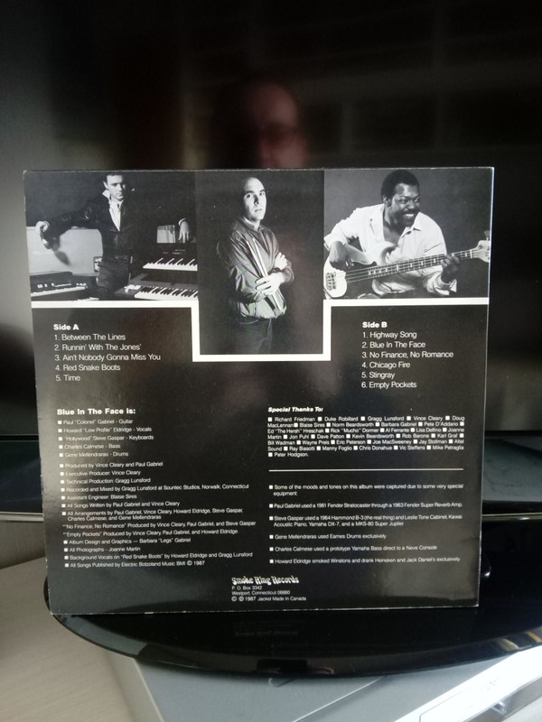 Album herunterladen Blue In The Face Featuring Paul Gabriel , Howard Eldridge - Blue In The Face