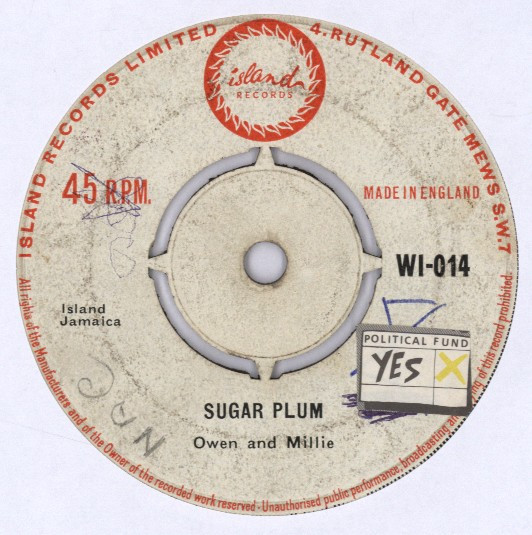 Owen & Millie / Owen Gray – Sugar Plum / Jezebel (1962, Vinyl