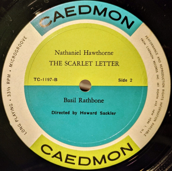 last ned album Nathaniel Hawthorne , Read By Basil Rathbone - Nathaniel Hawthorne Volume 2 The Scarlet Letter The Great Stone Face