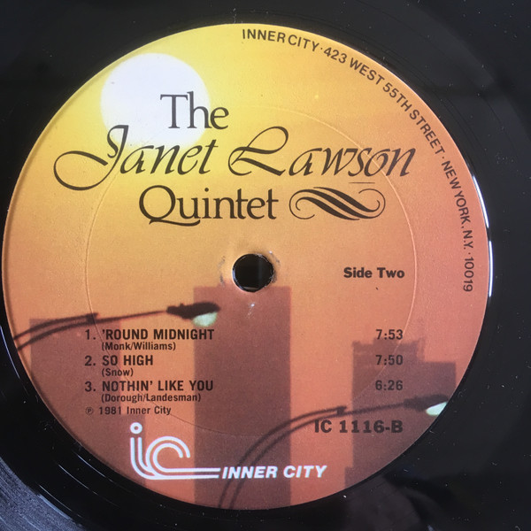 Janet Lawson Quintet – The Janet Lawson Quintet (1981, Vinyl