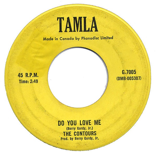 The Contours – Do You Love Me (1962, Vinyl) - Discogs
