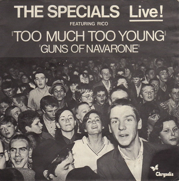 The Specials Featuring Rico – Too Much Too Young (1980, Vinyl