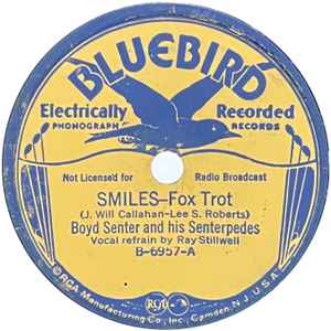 Boyd Senter & His Senterpedes - Smiles / No One album cover