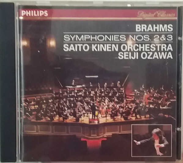 Symphonies Nos. 2 u0026 3 (CD， 1992) Brahms， Seiji Ozawa， Saito Kinen Orchestra 海外  即決-