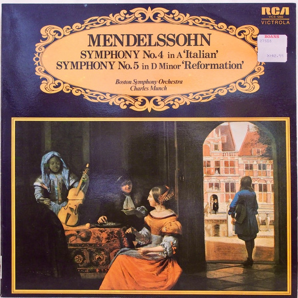 Mendelssohn - Charles Munch . . . . Boston Symphony Orchestra