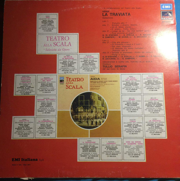 ladda ner album Giuseppe Verdi, Antonietta Stella, Giuseppe di Stefano, Tito Gobbi, Elvira Galassi, Nicola Zaccaria, Orchestra Del Teatro Alla Scala, Coro Del Teatro Alla Scala, Tullio Serafin - La Traviata Selezione DallOpera