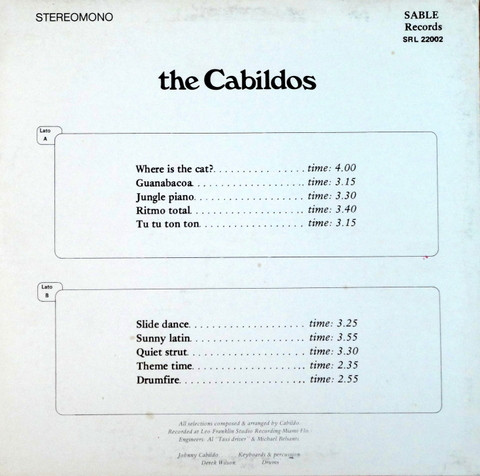 ladda ner album The Cabildos - Where Is The Cat