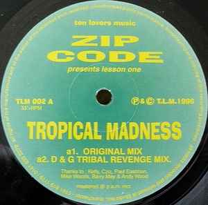 Zip Code - Presents Lesson One Tropical Madness album cover