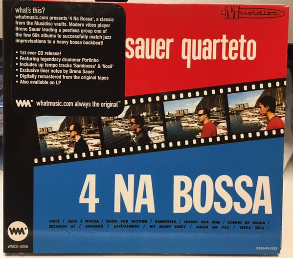 Breno Sauer Quarteto – 4 Na Bossa (2001, CD) - Discogs