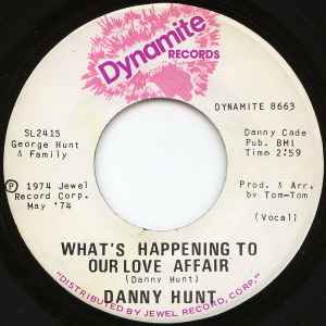 Danny Hunt - What's Happening To Our Love Affair album cover