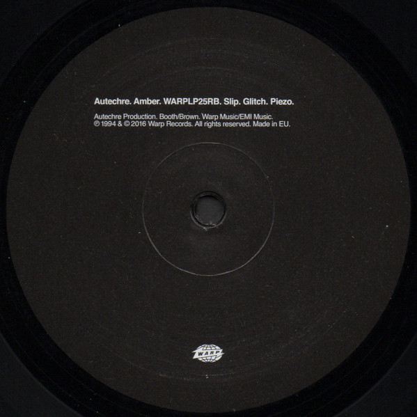 Autechre - Amber | Warp Records (WARPLP25R) - 5