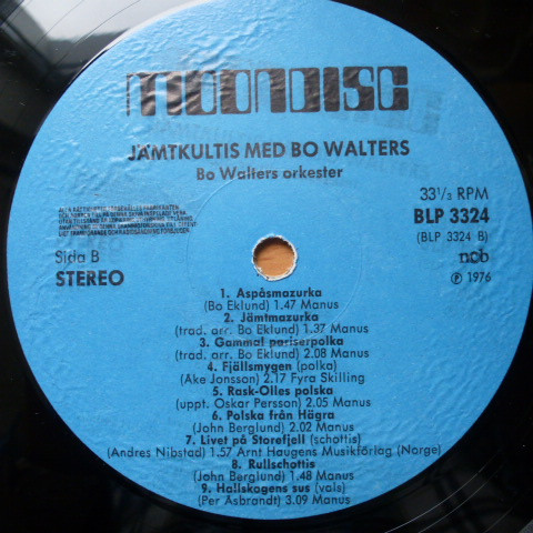 Album herunterladen Bo Walters Orkester - Jämtkultis Med Bo Walters