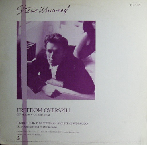 Steve Winwood – Freedom Overspill (1986, Vinyl) - Discogs