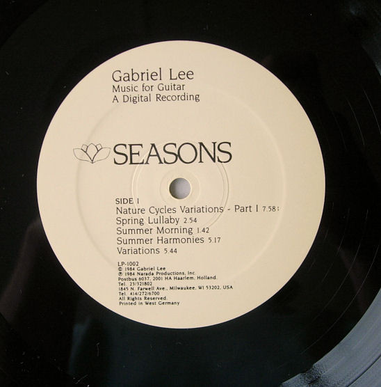 lataa albumi Gabriel Lee - Seasons