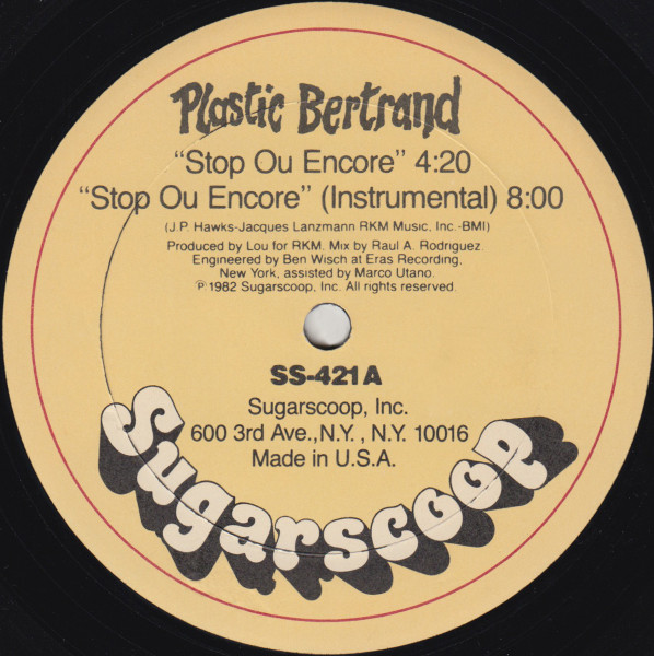 Plastic Bertrand – Stop Ou Encore (2008, Vinyl) - Discogs