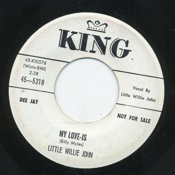 Little Willie John – My Love-Is / Loving Care (1960, Vinyl) - Discogs