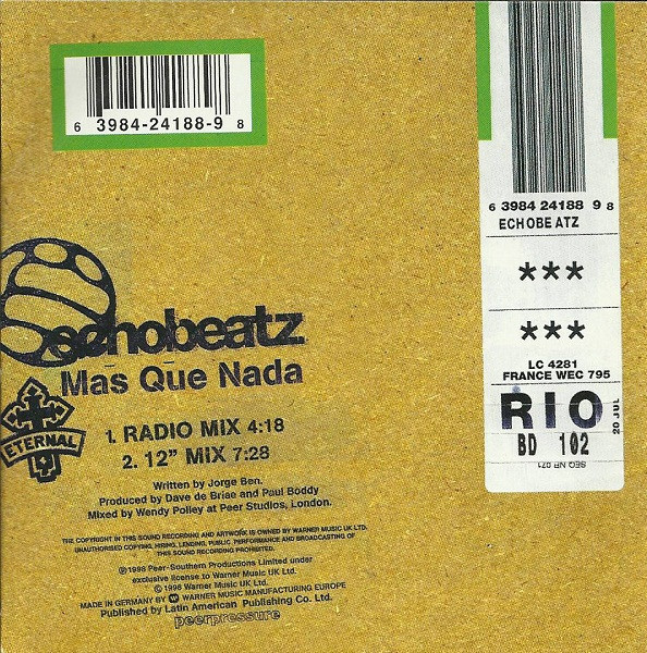 last ned album Echobeatz - Mas Que Nada