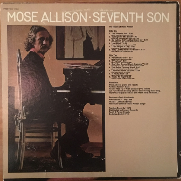descargar álbum Mose Allison - The Seventh Son