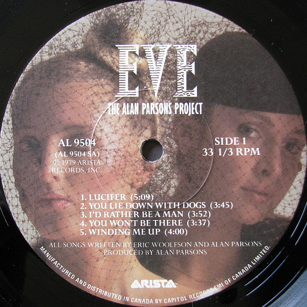 The Alan Parsons Project - Eve | Arista (AL 9504) - 4