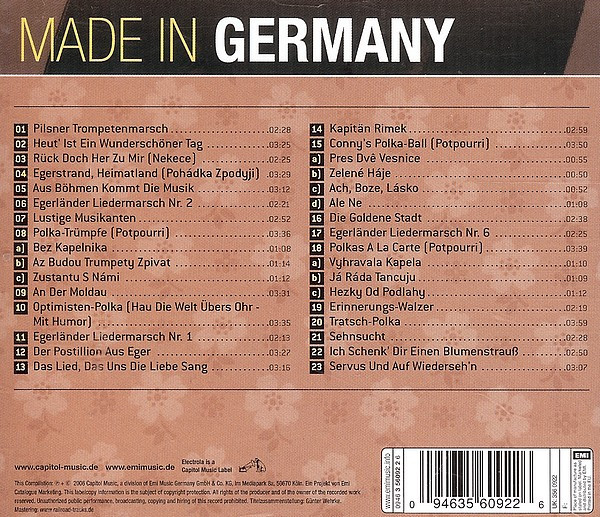 last ned album Conny Dellner Und Seine Original Kapelle Egerland - Made In Germany