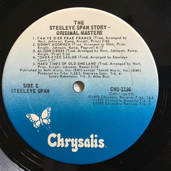 Steeleye Span - The Steeleye Span Story Original Masters | Chrysalis (CH2 1136) - 7