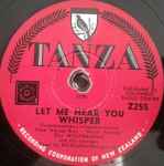 Cover of Let Me Hear You Whisper / Tahi Hei Taru Kino, 1955, Shellac