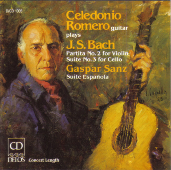 Celedonio Romero – Bach / Sanz (1992, CD) - Discogs