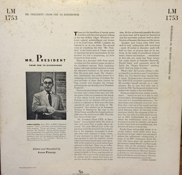 ladda ner album James Fleming - Mr President from FDR to Eisenhower
