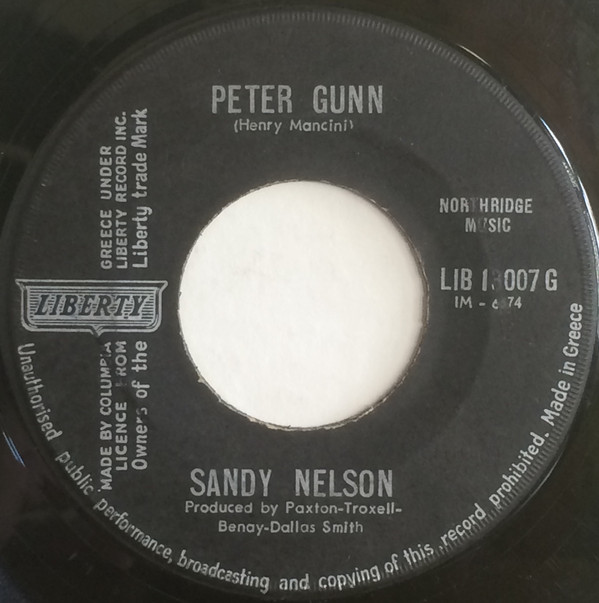 télécharger l'album Sandy Nelson - Peter Gunn The Drums Go On