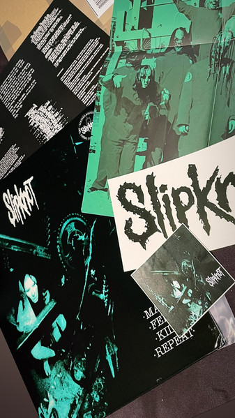 Slipknot – Mate. Feed. Kill. Repeat. (Green Translucent w/ Blue 