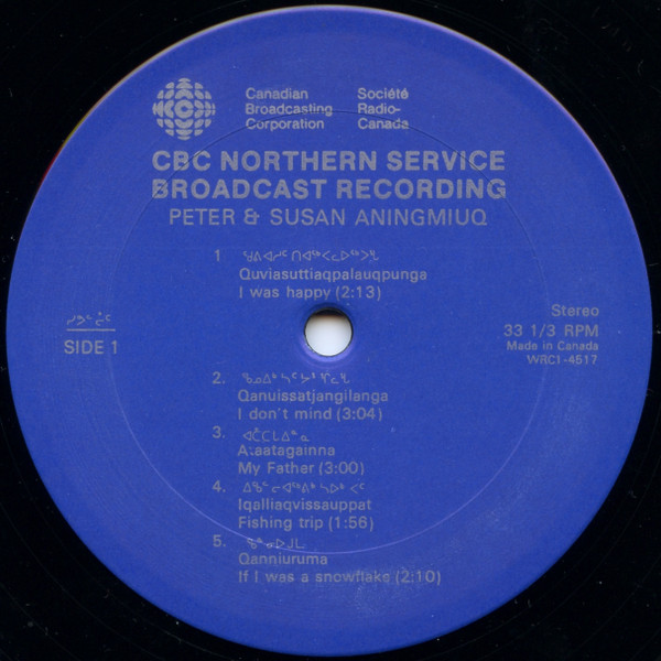 descargar álbum Peter And Susan Aningmiuq - Peter Susan Aningmiuq