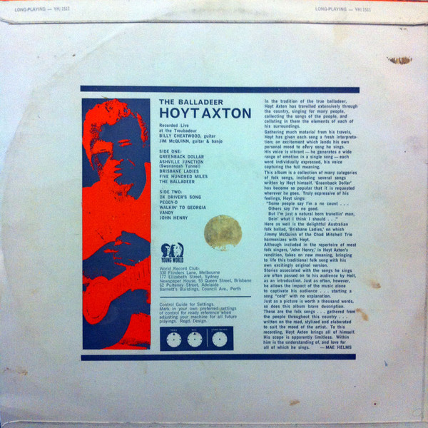 télécharger l'album Hoyt Axton - The Balladeer