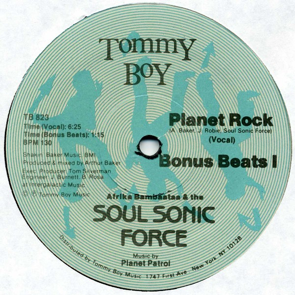 Afrika Bambaataa & The Soul Sonic Force – Planet Rock (1987, Vinyl) -  Discogs