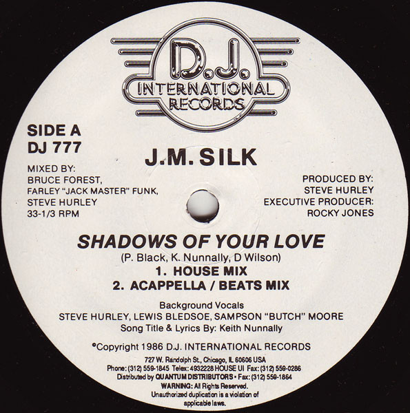 J.M. Silk – Shadows Of Your Love (Vinyl) - Discogs