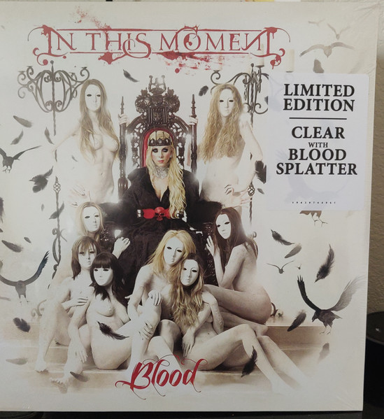 In This Moment – Blood (2020, Clear With Blood Splatter, Vinyl