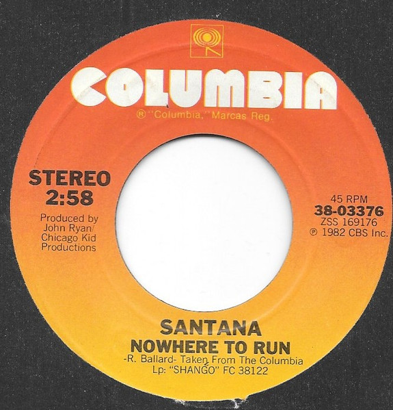 Santana – Nowhere To Run (1982, Vinyl) - Discogs