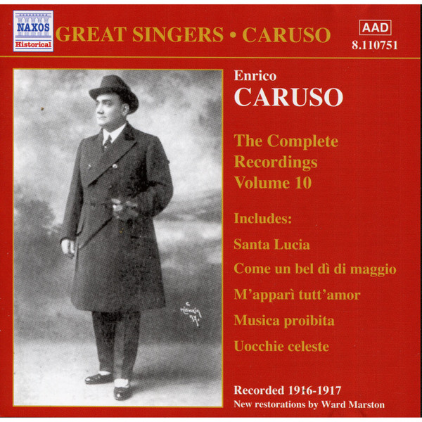 Enrico Caruso The Complete Recordings Volume 10 2003 CD Discogs