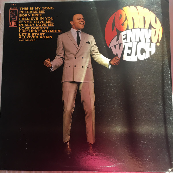 Lenny Welch Lenny 1967 Vinyl Discogs 