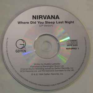 Nirvana - Where Did You Sleep Last Night image