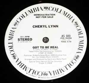 Cheryl Lynn - Got To Be Real album cover
