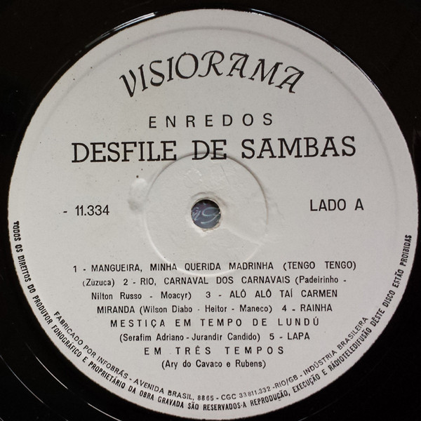 télécharger l'album Various - Enrêdo Desfile De Sambas