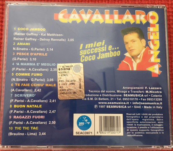 last ned album Angelo Cavallaro - I Miei Successi ECoco Jamboo
