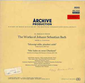 Johann Sebastian Bach - "Schweigt Stille, Plaudert Nicht" Coffee Cantata BWV 211- "Mer Hahn En Neue Oberkeet" Cantata En Burlesque (The Peasant´s Cantata), BWV 212 album cover