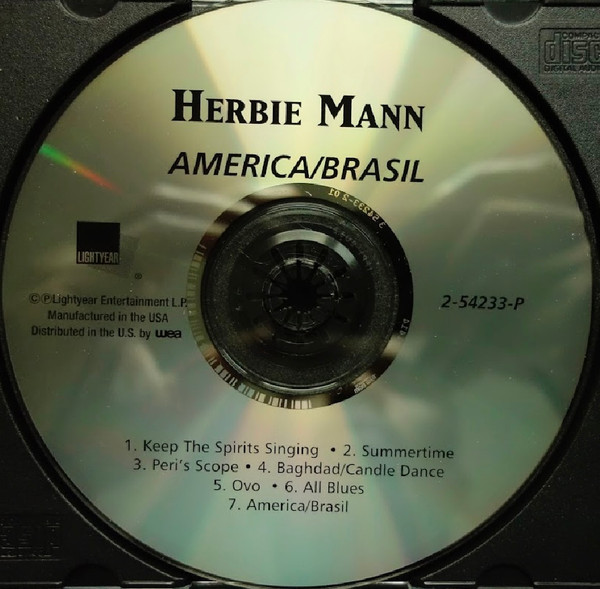 Herbie Mann – America / Brasil (1997, CD) - Discogs