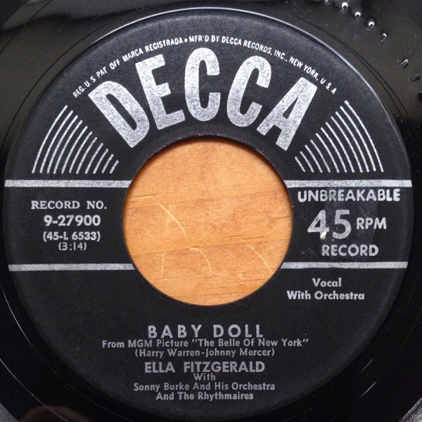 last ned album Ella Fitzgerald With Sonny Burke And His Orchestra, The Rhythmaires - Baby Doll Lady Bug