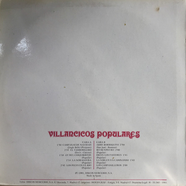 lataa albumi Coro Infantil Los Campanilleros - Villancicos Populares Vol 3