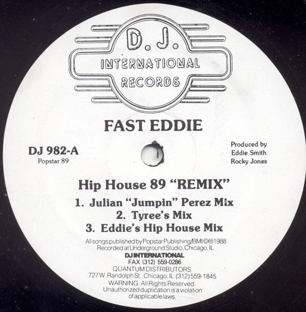 last ned album Fast Eddie - Hip House 89 Remix