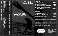 last ned album Chris Burke - Oil War